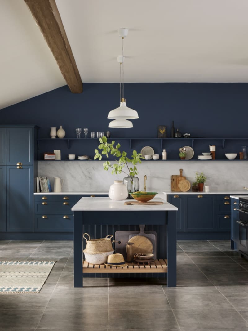 Dunham kitchen by Magnet. Smooth matt finish traditional or modern style available in over 20 colours.