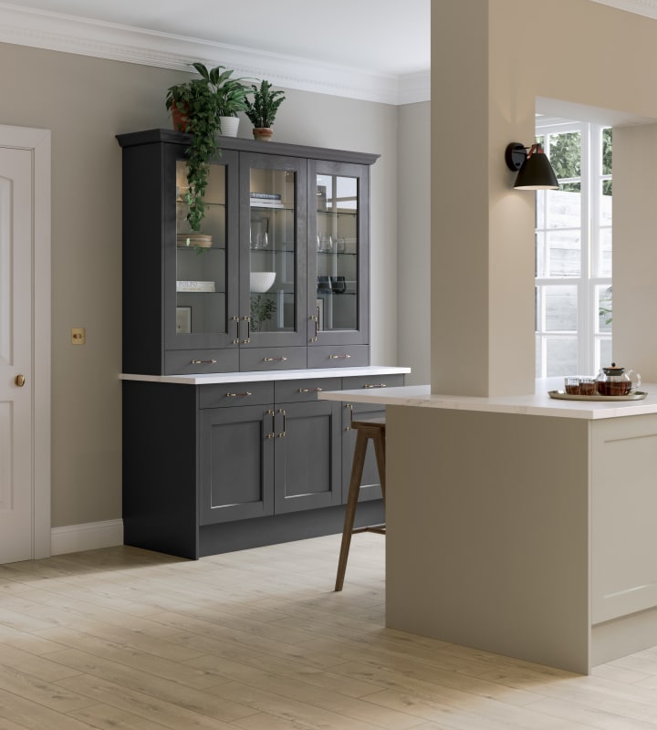 Ludlow kitchen. Our latest Shaker door, with a modern country-style. Available in all 20 Magnet Create colours.